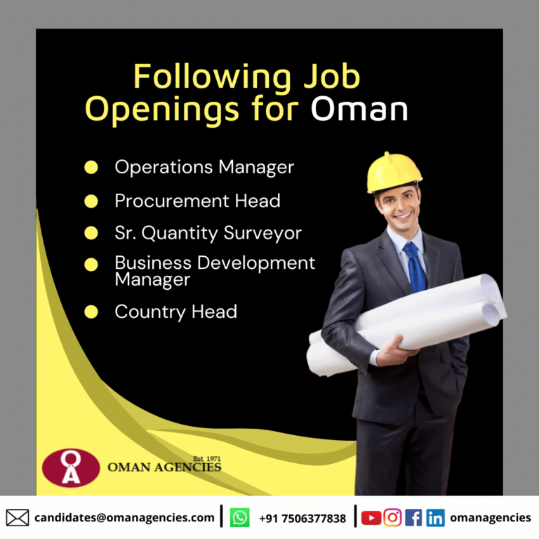 manager jobs in Oman