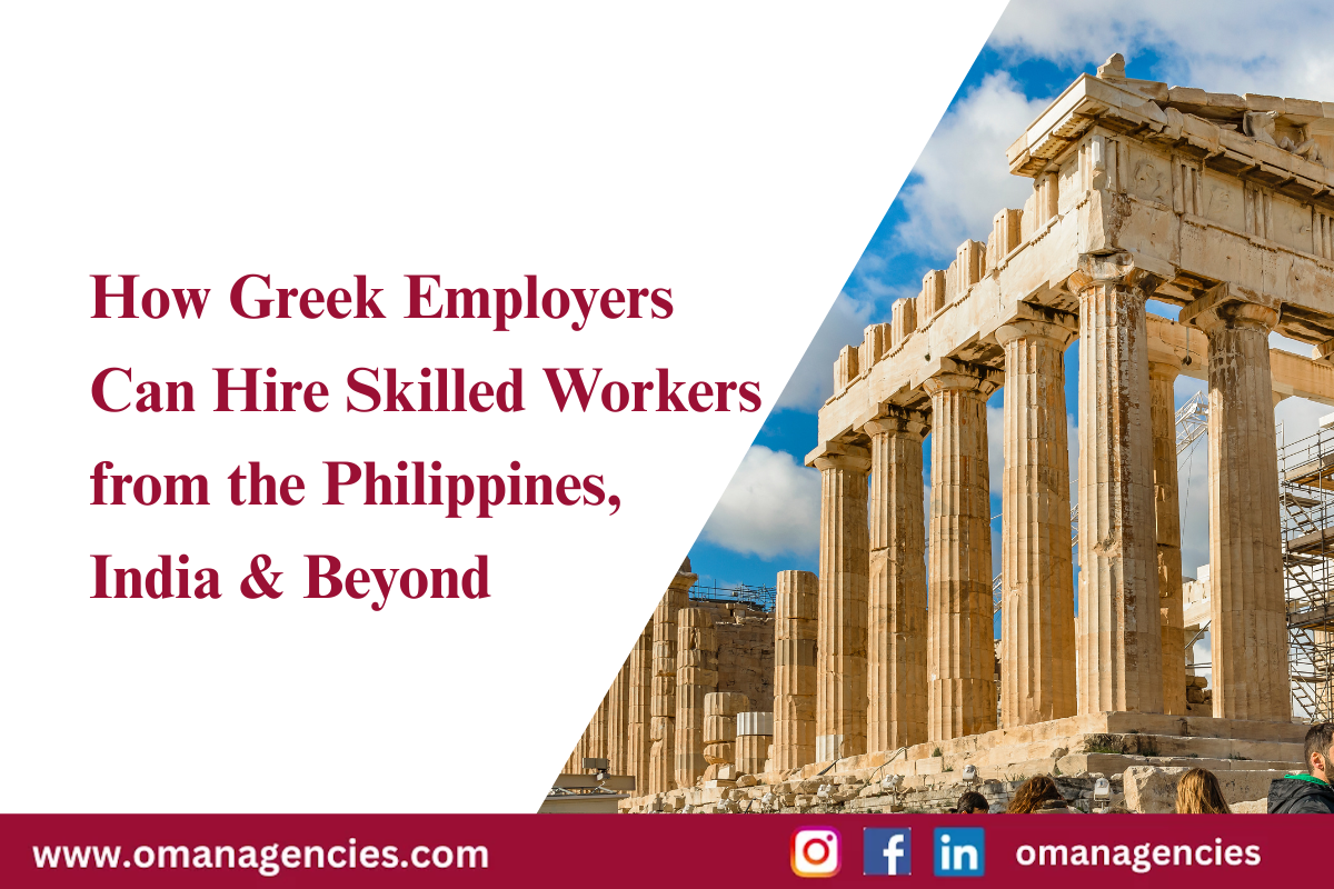 Greek employers hiring skilled workers from the Philippines and India